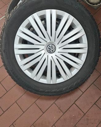 4 gomme invernali ruote complete