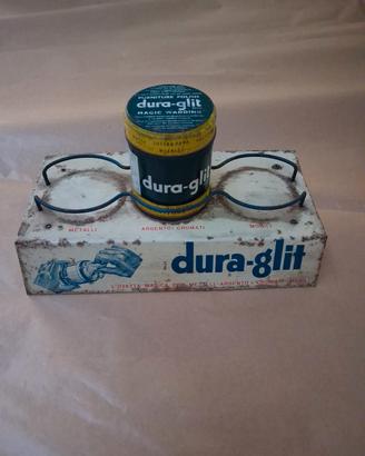 espositore in latta anni 50 duraglit ovatta