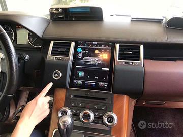 Navigatore range rover sport tesla style carplay
