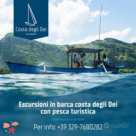 Pesca dalla barca bolentino, traina,drifting