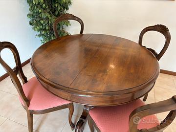 Tavolo rotondo allungabile