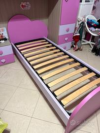 Letto singolo a forma di cuore