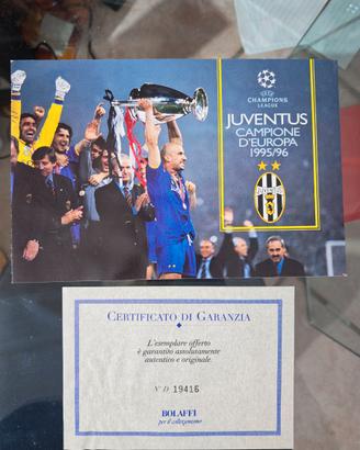 Juventus campione d'Europa 1996 Bolaffi