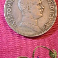 5 lire Vittorio  1914 d'argento 