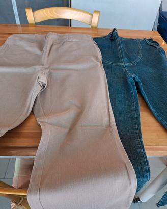 Pantaloni premaman nuovi mai usati