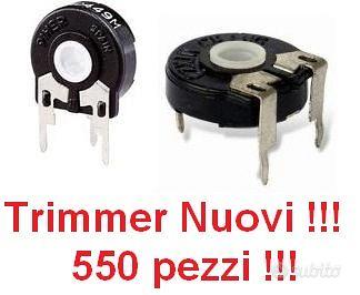Trimmer vari assortiti 550 pezzi NUOVI
