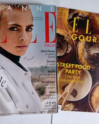 ELLE Italia dicembre 2017 + suppl. Gourmet