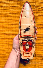 Grande Giocattolo motoscafo latta anni ’30 e ’50