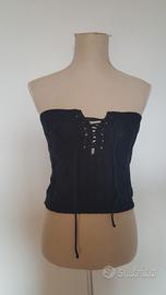 Top cotone con trecce Benetton