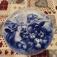 Piatto PORCELLANA LIMOGES BLU FRUTTA