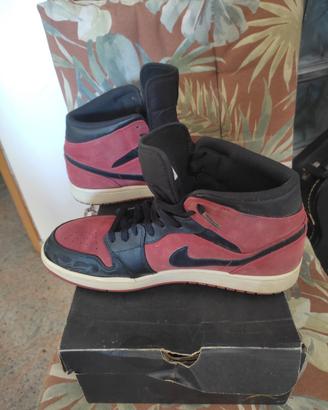 scarpe Air Jordan ,nere e rosse tg. 46