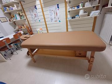 Lettino da Massaggio/Trattamento fisso in legno