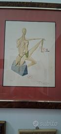 Opera xilografica "MINOSSE " di Sallvator Dali
