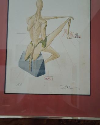 Opera xilografica "MINOSSE " di Sallvator Dali