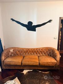 Divano chesterfield 3 posti