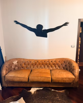 Divano chesterfield 3 posti