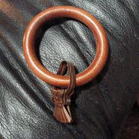 36 ANELLI IN LEGNO X BASTONE TENDA