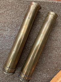 Ww2 Tedesco 3,7 cm Flak portafiori ottone