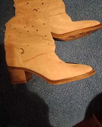 stivaletti donna nuovi camoscio