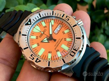 Raro Seiko Monster Orange SKXA45 Malaysia Usa Mkt