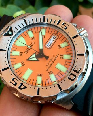Raro Seiko Monster Orange SKXA45 Malaysia Usa Mkt