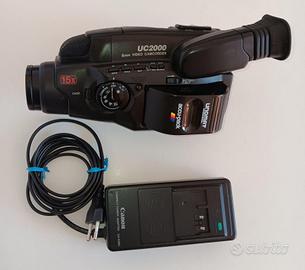 Videocamera CANON UC2000 8 mm, con Telecomando