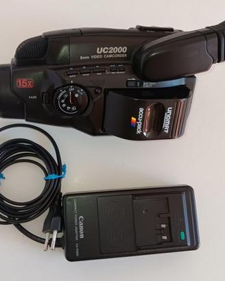 Videocamera CANON UC2000 8 mm, con Telecomando