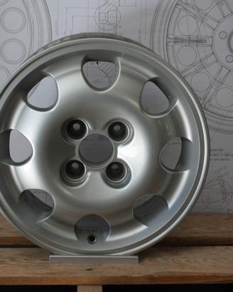 PEUGEOT 205 GTI 1.9 CERCHI LEGA ORIGINALI 6x15 ET1
