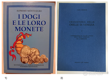 2 Libri di Numismatica - Montenegro e Jesurum
