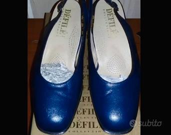 Scarpe blu hotsell modello chanel