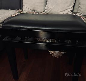 Sgabello PIANOFORTE- LEGNO- regolabile