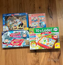 Giochi didattici + puzzle lotto
