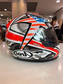 Casco moto integrale rx-7 Hayden laguna bianco/r