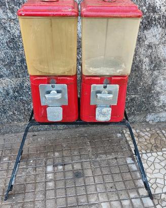 Distributore di caramelle doppio anni 70 Brabo