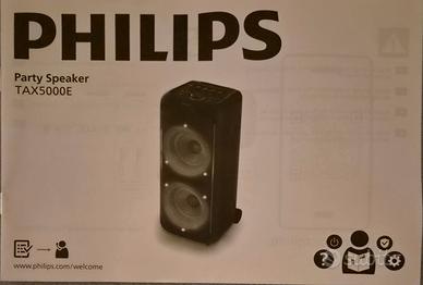 Cassa philips + microfoni e documenti