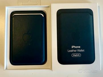 Custodia a portafoglio MagSafe iPhone - Pelle Blu