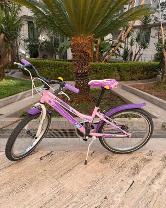 Bicicletta bambina Lombardo Cremona rosa e viola