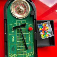 Mini Roulette Set gioco vintage anni 80