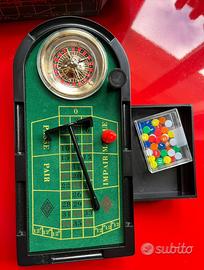 Mini Roulette Set gioco vintage anni 80