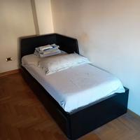 letto matrimoniale e letto singolo + estraibile