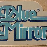 ADESIVO STICKER VINTAGE blue mirror 