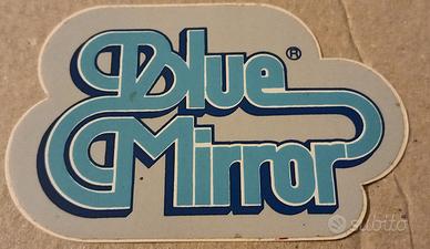 ADESIVO STICKER VINTAGE blue mirror 