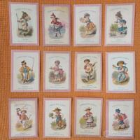 Carte Liebig Antiquariato Serie n°9 "Omini"