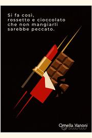 Poster “Rossetto e cioccolato” – Ornella Vanoni (A