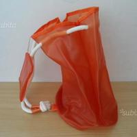 Sacca sportiva in Latex colore Arancio,Nuova