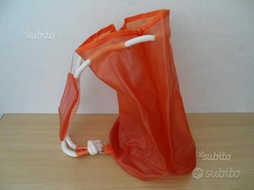Sacca sportiva in Latex colore Arancio,Nuova