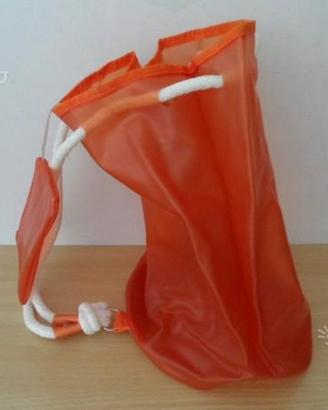 Sacca sportiva in Latex colore Arancio,Nuova