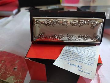 PORTA ROSSETTO CON COPERCHIO ARGENTO 925 DE SANTIS
