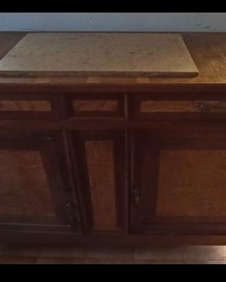 Credenza Servante Stile rustico dispensa 2 ante 