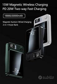 Power Bank magnetico wireless da 10000 mAh, Nuovo